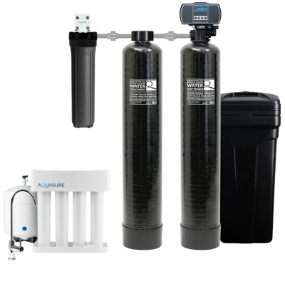 Aquasure AS-SE1000A Signature Elite Series 48,000 Grains Whole House Water Filter System New