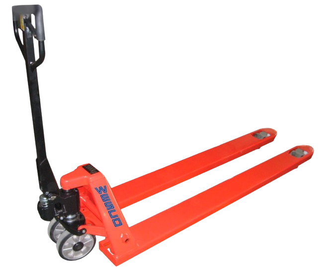 Wesco 272701 Long Fork Pallet Truck with 27" x 70" Forks 4400 lb. Capacity New