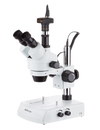 Amscope SM-2T-5M 7X - 45X Trinocular Stereo Zoom Microscope with Dual Halogen Lights and 5MP Camera New