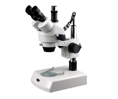 Amscope SM-2TX 3.5X - 45X Trinocular Stereo Zoom Microscope with Dual Halogen Lights New
