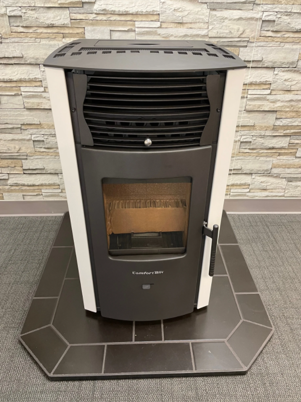 ComfortBilt HP50 2,200 sq. ft. EPA Certified Pellet Stove with Auto Ignition and 47 lb Hopper Arctic White New