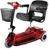 Zip'r 3-Wheel Travel Mobility Scooter Red Open Box
