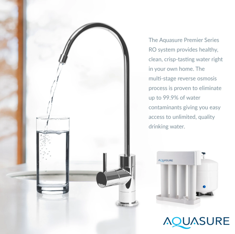 Aquasure AS-PR75AK Premier Series 75 GPD Under Sink Reverse Osmosis Water Filtration System New