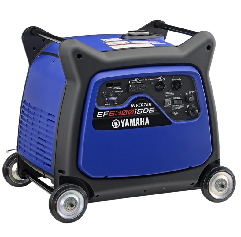 Yamaha EF6300ISDE 5500W/6300W 120/240V Electric Start Gas Inverter Generator With CO Sensor New
