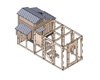 Snap Lock Small Chicken Run To Fit Coop (Sold Separately) New