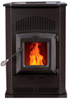 England's Stove Works Englander 25-CAB80 2,000 sq. ft. Pellet Stove with 80 lbs. Hopper and Auto Ignition New