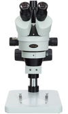 Amscope SM-1TSZ-V203 3.5X - 90X Zoom Trinocular Stereo Microscope with Table Pillar Stand New