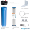 Aquasure AS-F120PS Fortitude V Series 20 Inch High Flow Whole House Pleated Sediment Water Filter 30 Micron New