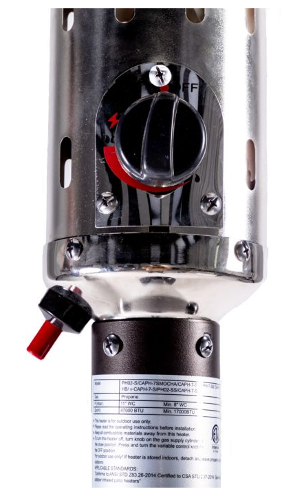 Floorstanding Propane Garden Treasure Patio Heater Garden