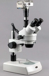 Amscope SM-2TX 3.5X - 45X Trinocular Stereo Zoom Microscope with Dual Halogen Lights New