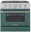 Kucht KNG301 30" Professional Gas Range with 4 Sealed Burners and Convection Oven with NG & LP Options New