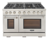 Kucht KFX480 48" Professional Gas Range with 7 Sealed Burners and Convection Oven with NG & LP Options New