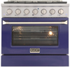 Kucht KNG361 36" Professional Gas Range with 6 Sealed Burners and Convection Oven with NG & LP Options New
