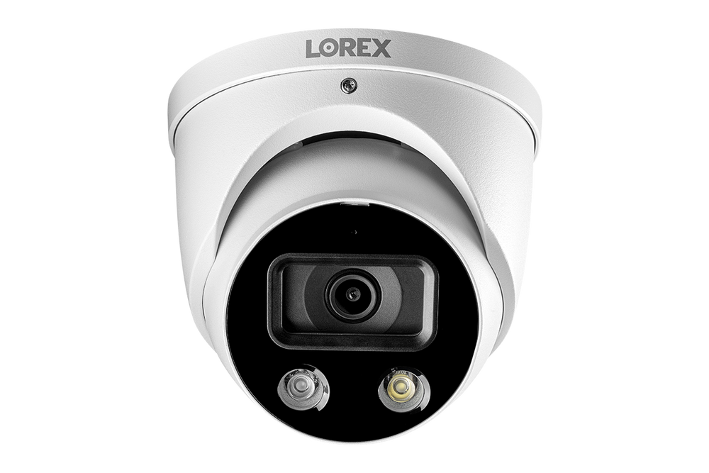 Lorex N4K2SD-84WD 8-Channel 4K Fusion NVR System with 4 Smart Deterrence 4K (8MP) IP Dome Cameras Security Surveillance System New