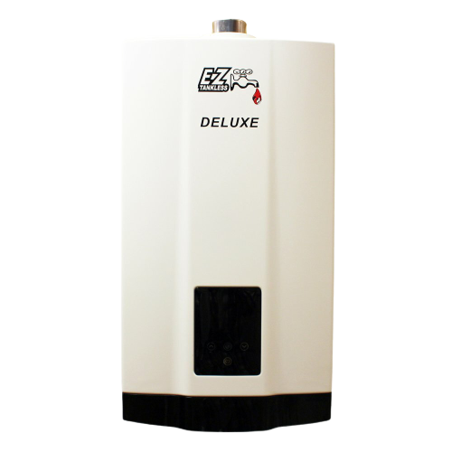 EZ Tankless EZDELUXENG 4.4 GPM 87500 BTU Natural Gas Indoor Tankless Water Heater with Vent Kit New