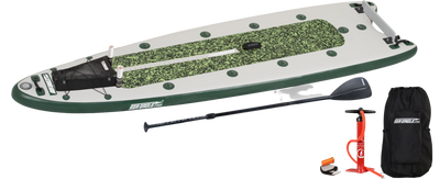 Sea Eagle FishSUP 126 Inflatable Fishing Stand Up Paddle Board Start Up Package New