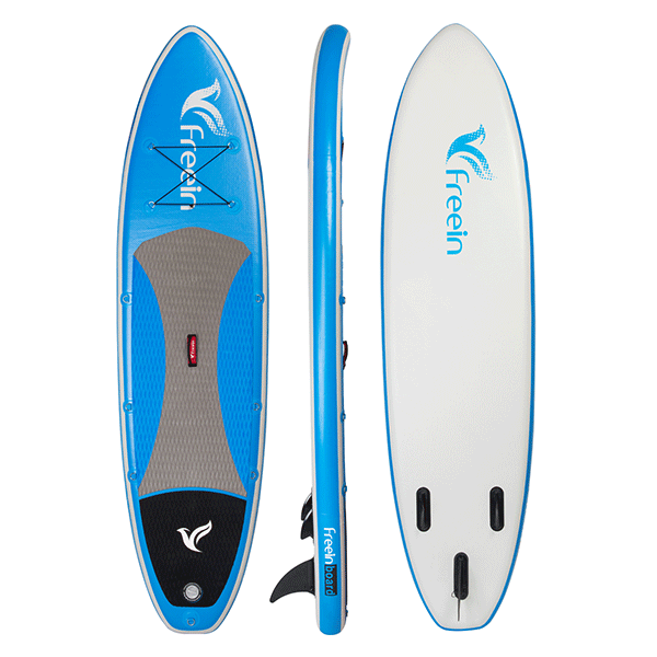 Freein All Around Inflatable Stand Up Paddle Board W/Kayak Conversion Kit