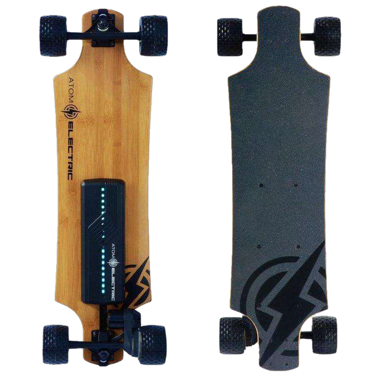 Atom B10X All-Terrain Longboard Electric Skateboard 90Wh Lithium Battery 1000W Motor New