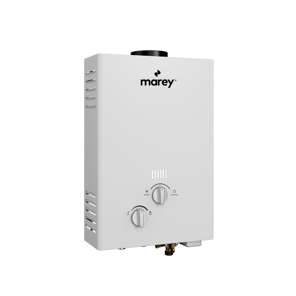 Marey GA10FNG 2.64 GPM 68,240 BTU NG Natural Gas Tankless Water Heater Open Box