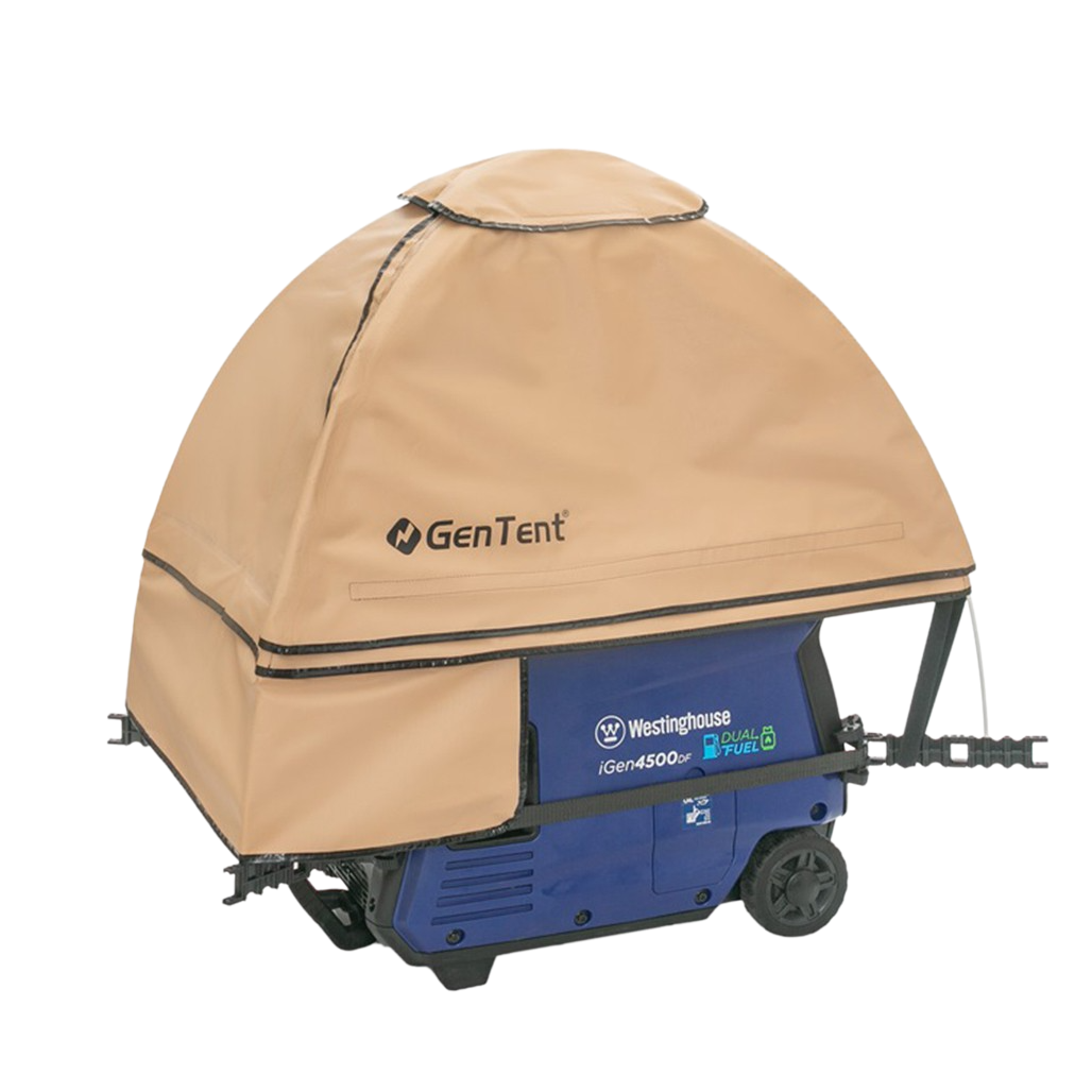 GenTent Stormbracer kit Weatherproof Running Tent Cover for Fully Encased Inverter generators New