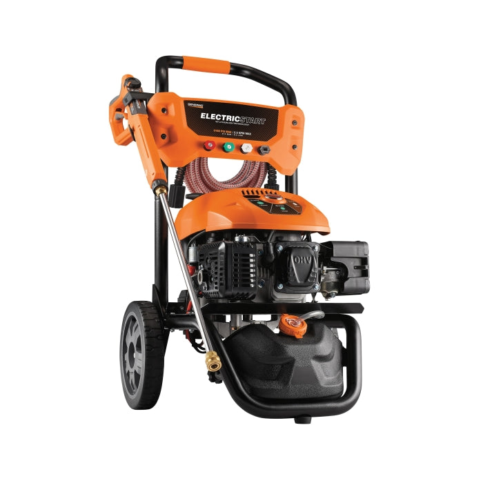 Generac 3100 PSI 2.5 GPM Electric Start Gas Pressure Washer Kit with Attachments 7143 New