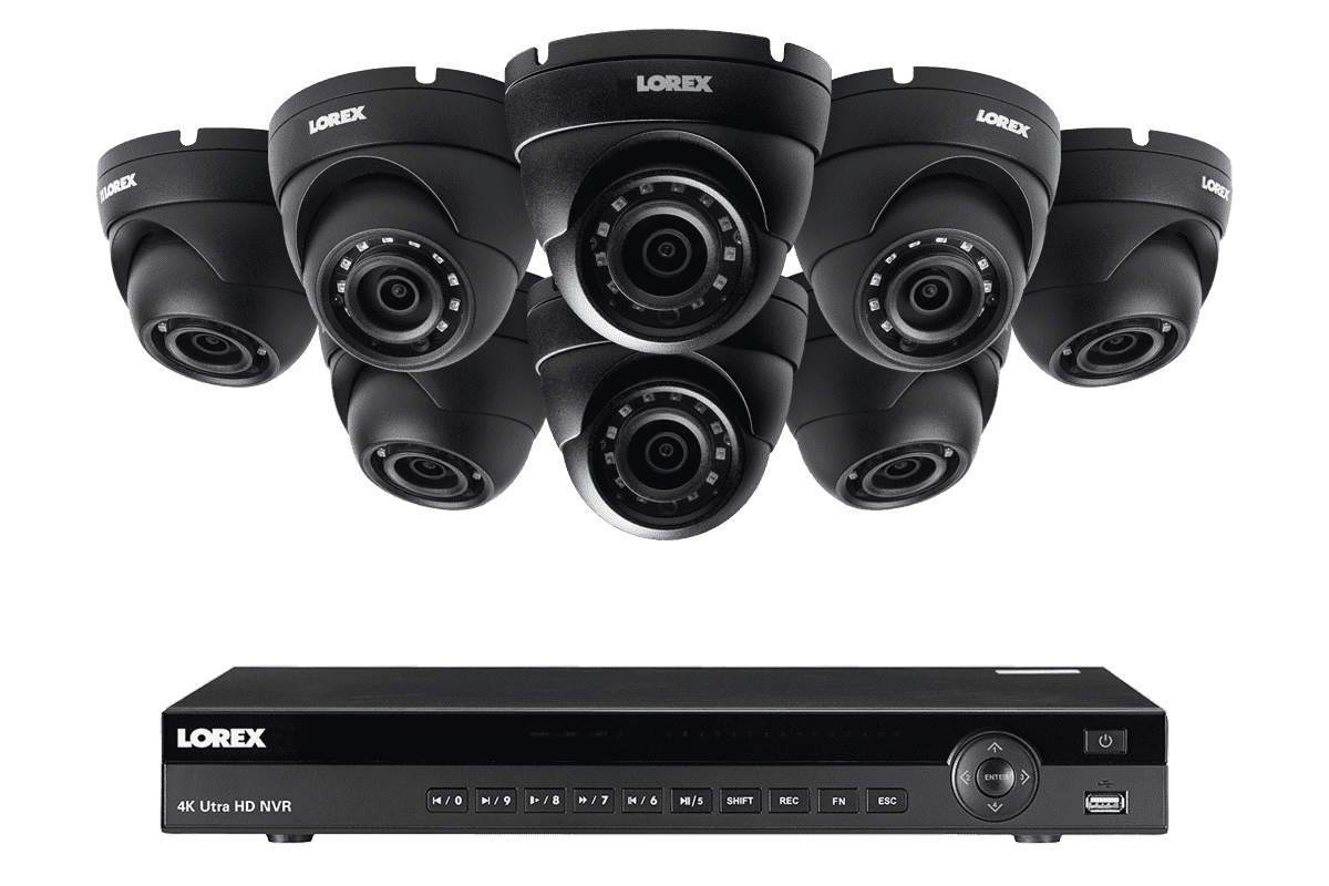 Lorex HDIP88BW 8 Camera 8 Channel Weatherproof 2K IP Resolution Security Surveillance System New