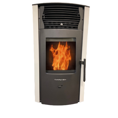 ComfortBilt HP50 2,200 sq. ft. EPA Certified Pellet Stove with Auto Ignition and 47 lb Hopper Arctic White New