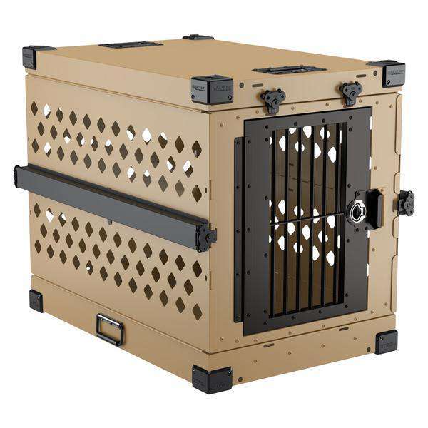 Grain Valley GVFoldCrate-M 30x19x22 Impact Collapsible Durable Aluminum Dog Crate Medium New