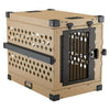 Grain Valley GVFoldCrate-L 34x25x28 Impact Collapsible Durable Aluminum Dog Crate Large New