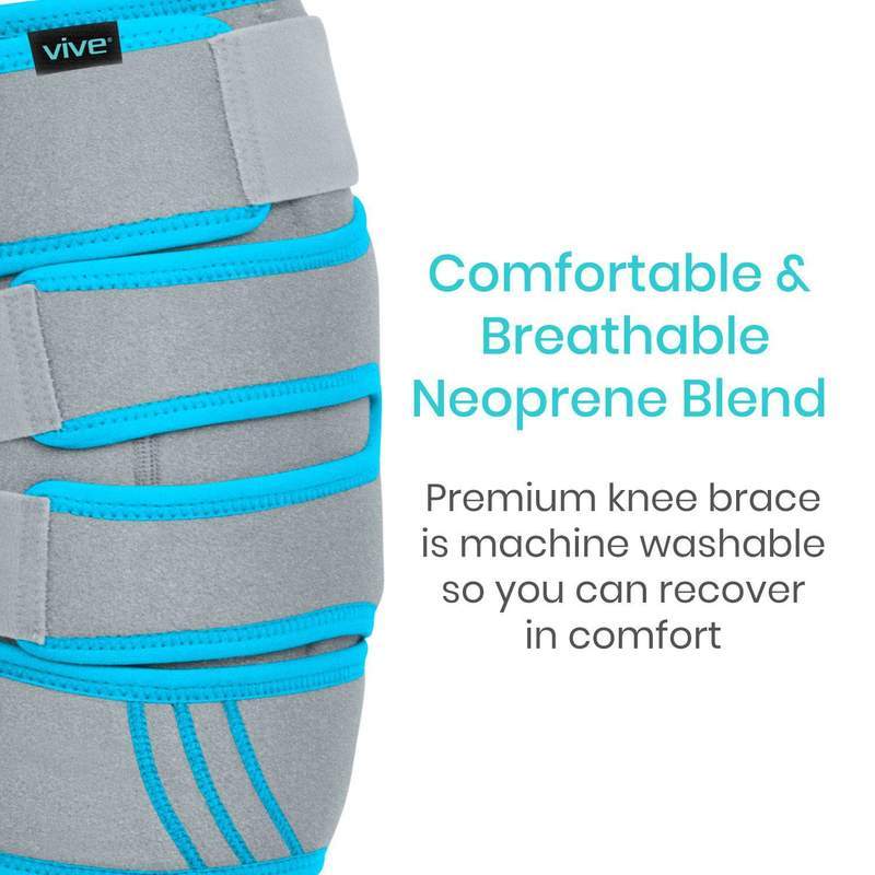 Vive Health Knee Ice Wrap Cold / Hot Gel Compression New