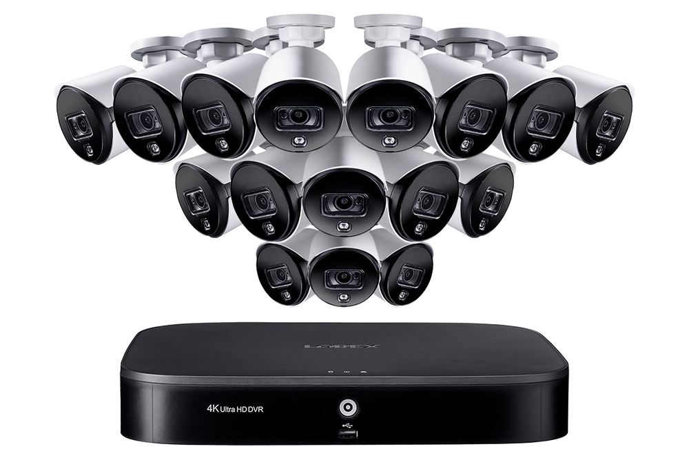 Lorex MPX0616W 16 Camera 16 Channel Indoor/Outdoor HD 1080P DVR Surveillance Security System New