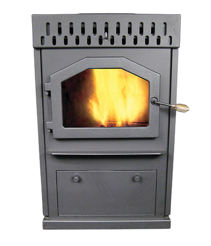 Magnum Baby Countryside Corn Stove With Black Door New