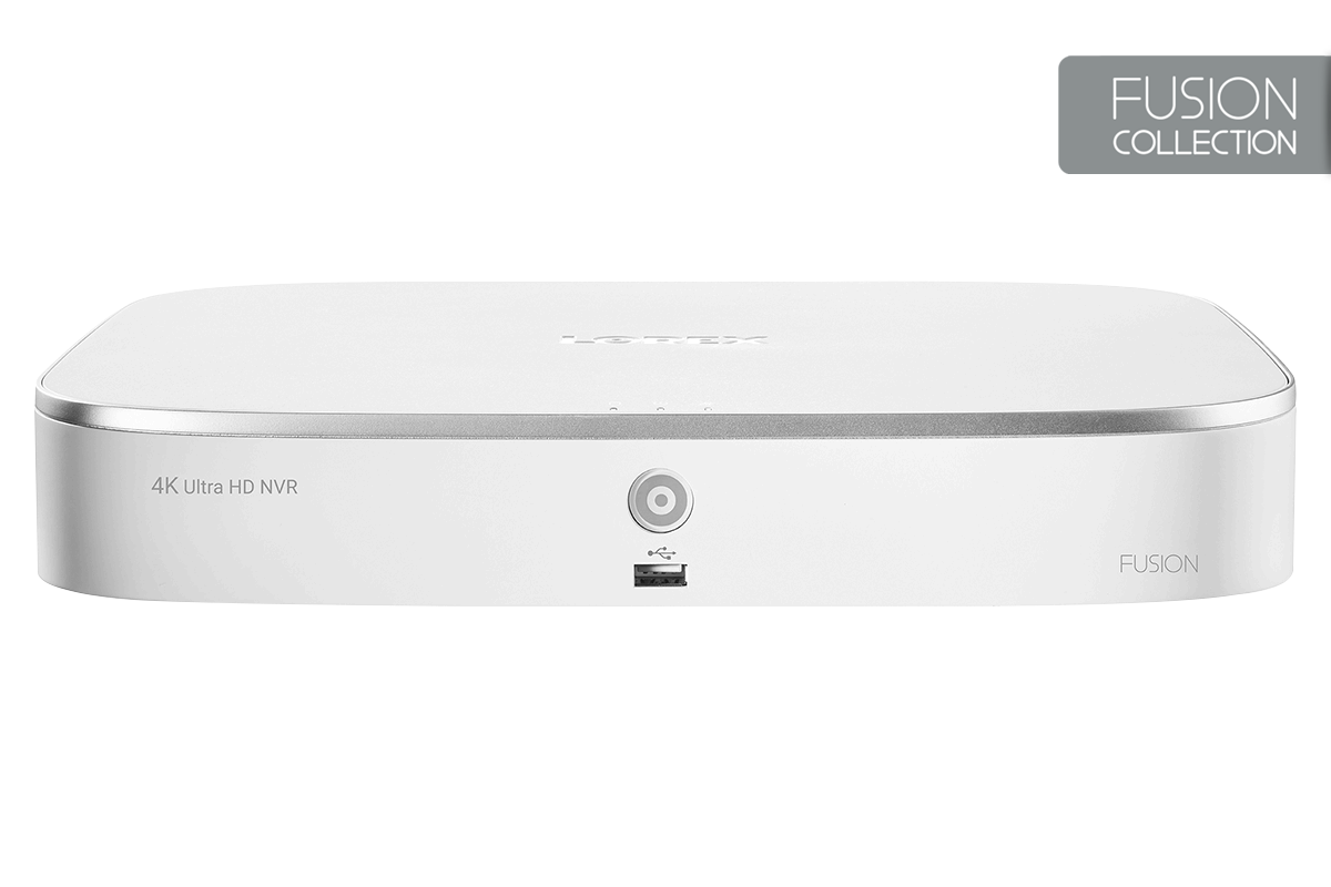 Lorex N842A82 4K 8-Channel Network Video Recorder with Smart Motion Detection, Voice Control and Fusion Capabilities New