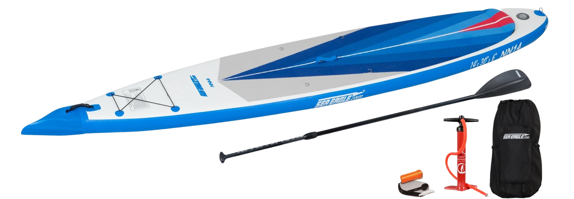 Sea Eagle NN14K_ST NeedleNose 14 Inflatable Board Startup Package New