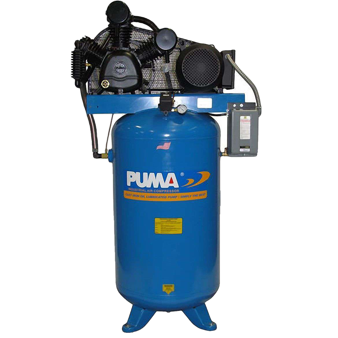Puma TUE-7580VM 80 Gallon 7.5 HP Two Stage Air Compressor New