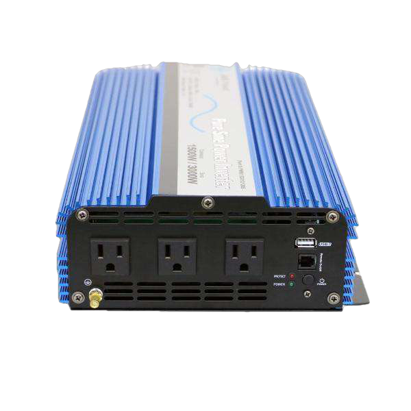 Aims Power PWRI150012120S 1500 Watt Pure Sine Power Inverter w/ USB & Remote Port ETL Listed New