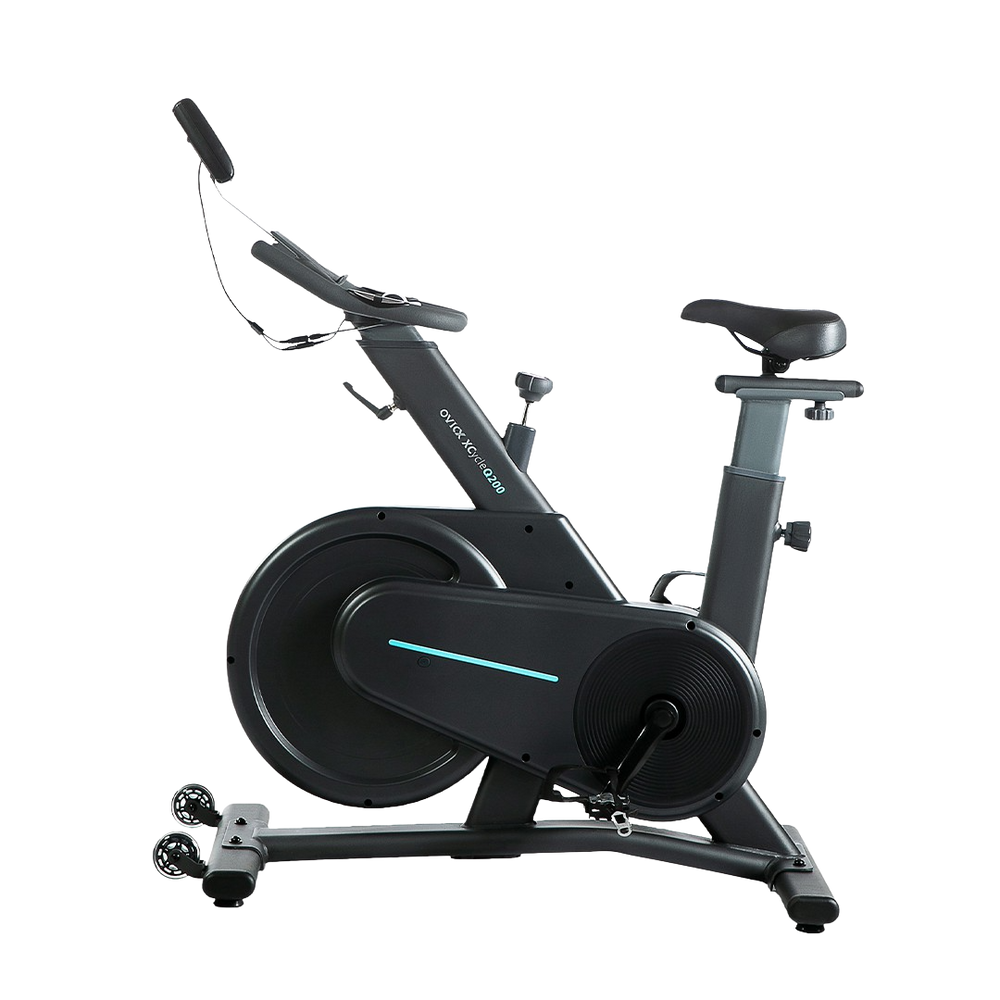 OVICX OS-EBIKE-Q200-C Stationary Exercise Bike With LCD Data Monitor New