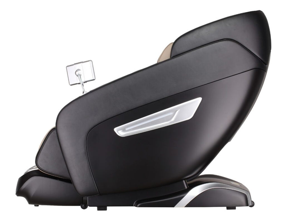 Lifesmart 2-Toned 4D Ultimate Massage Chair with Bluetooth Speakers Black and Tan New