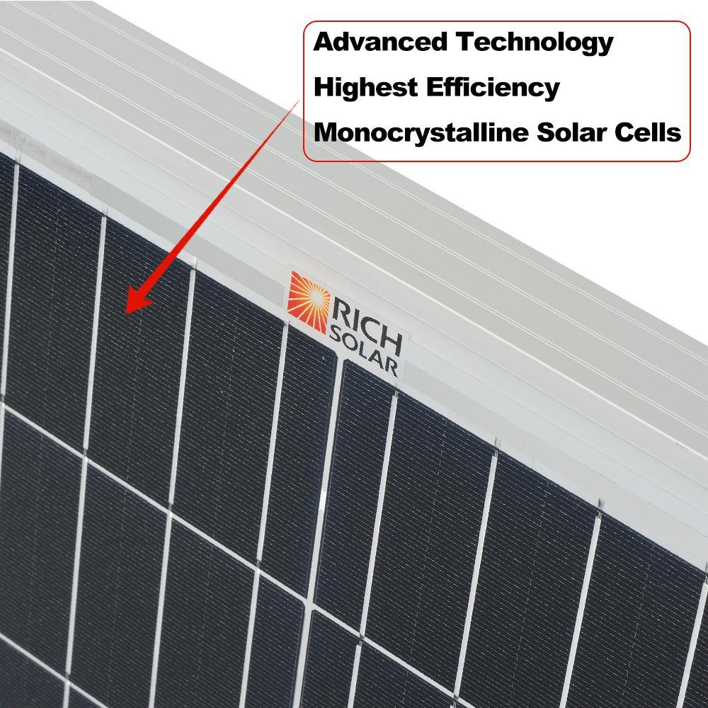 Rich Solar RS-M200D 200 Watt 24 Volt Solar Panel New