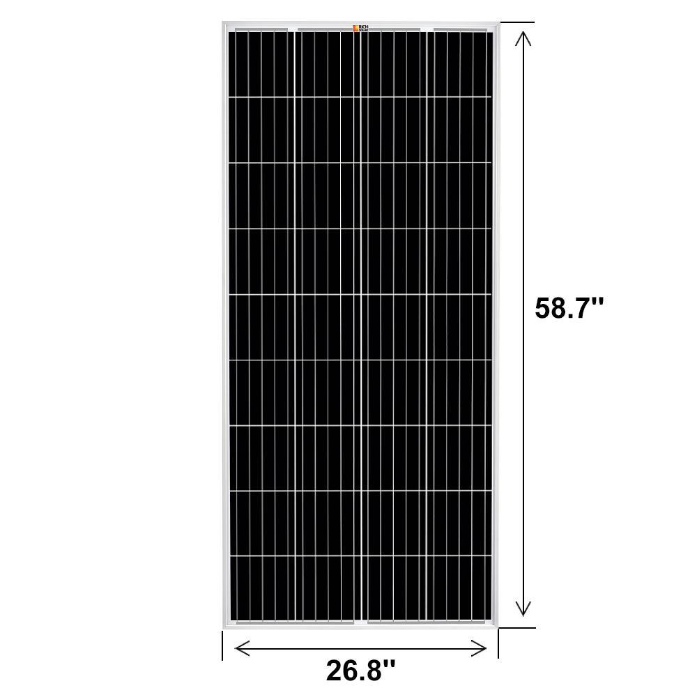 Rich Solar RS-M200 200 Watt 12 Volt Solar Panel New