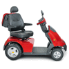 Afikim Afiscooter S4 4-Wheel Electric Mobility Scooter Red New
