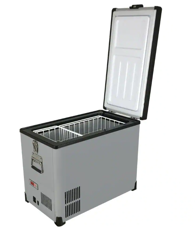 Whynter FM-452SG 45 Qt. SlimFit 1.48 cu. ft. Frost Free Portable Freezer in Gray New