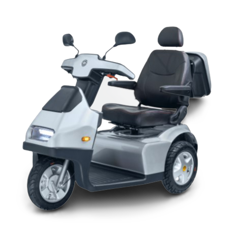 Afikim Afiscooter S3 3-Wheel Electric Mobility Scooter Silver New
