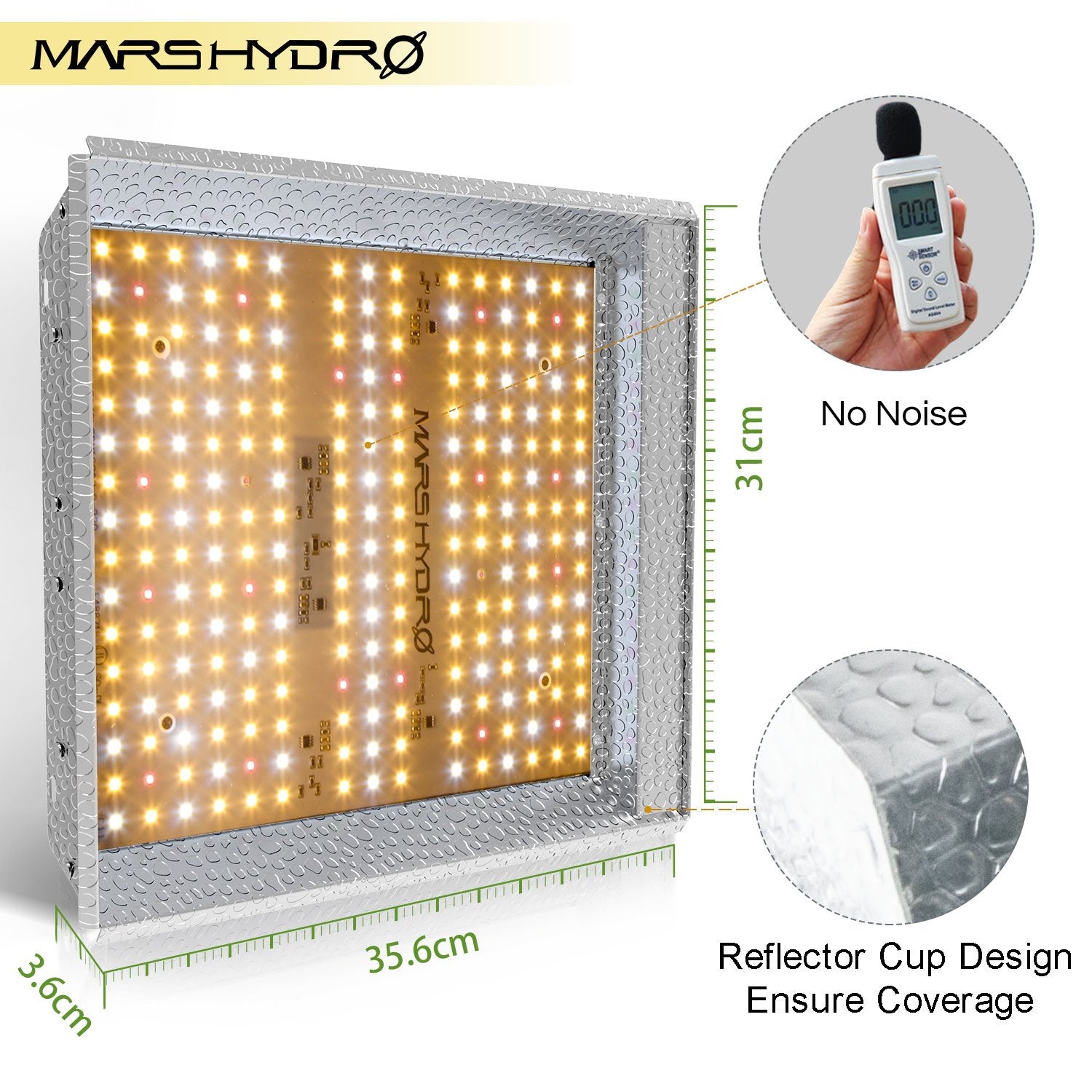 Mars Hydro TS-600 LED Grow Light New – FactoryPure