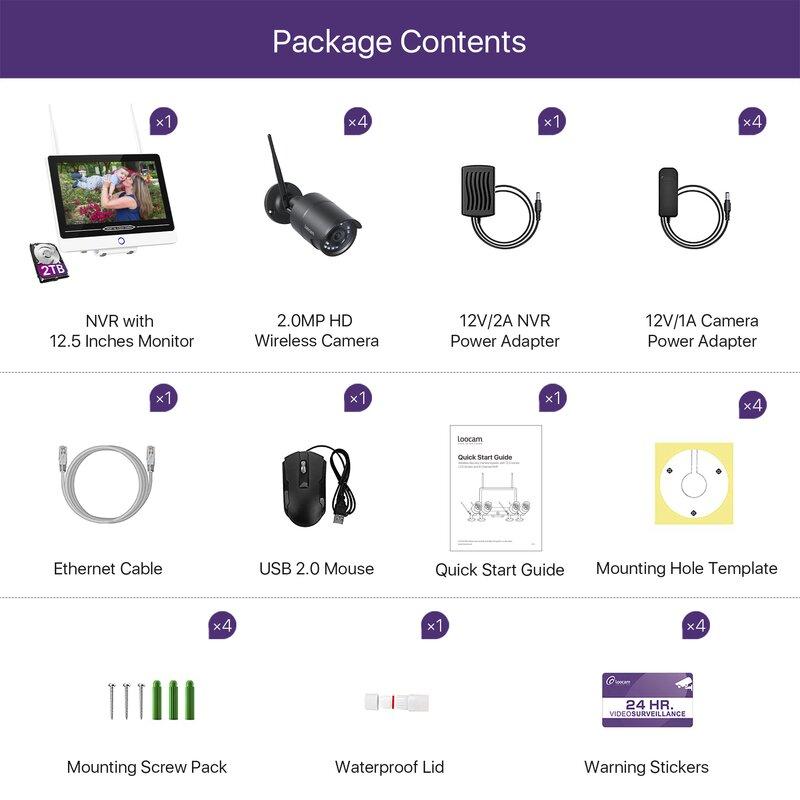 Long Camera Console Long Range Wireless Security Cams