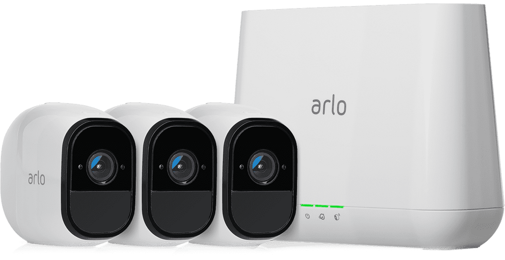Arlo Pro VMS4330 Smart Security system Video Server with 3 Indoor/Outdoor Cameras Wireless New
