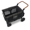 WonderFold W4 Luxe Push/Pull 4-Passenger Quad Stroller Wagon Black New