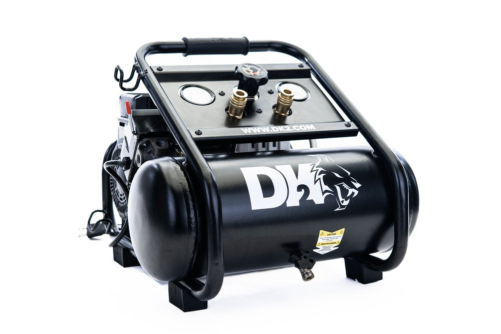 DK2 AC04G 4 gal. 125 PSI Portable Silent Electric Air Compressor