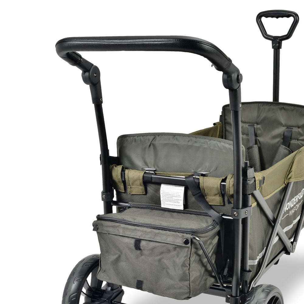 wonderfold wagon outdoor x2 push + pull double stroller wagon WonderFold Baby X2 Push/Pull 2-Passenger Double Stroller Wagon Green N – FactoryPure
