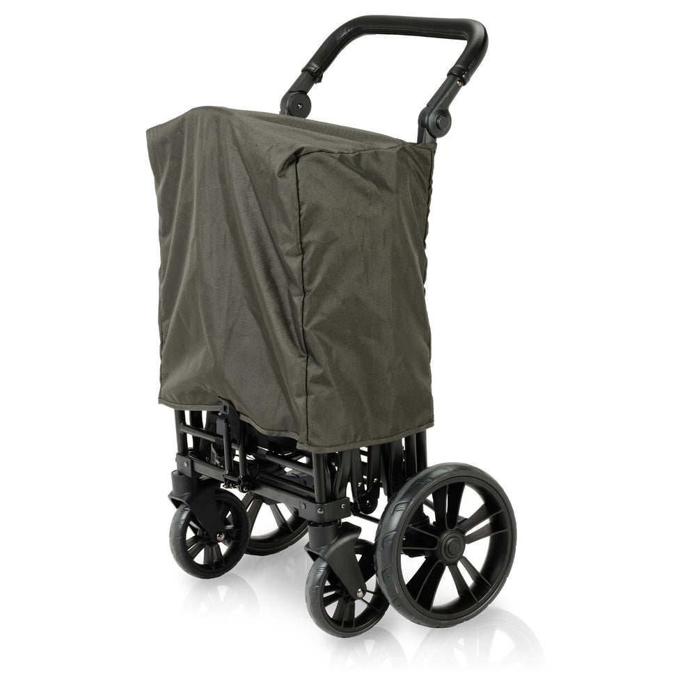 x2 push & pull stroller wagon WonderFold Baby X2 Push/Pull 2-Passenger Double Stroller Wagon Green New